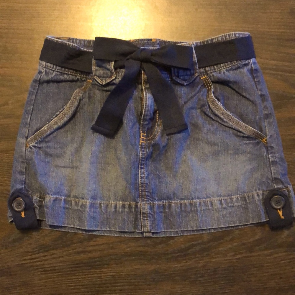 Children’s Jean Skort with Belt